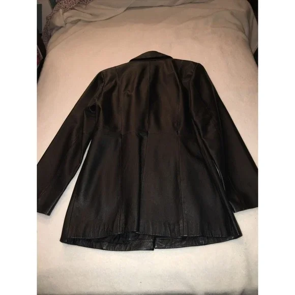 genuine Sonoma jean companies leather coat women’s size small - Picture 12 of 13